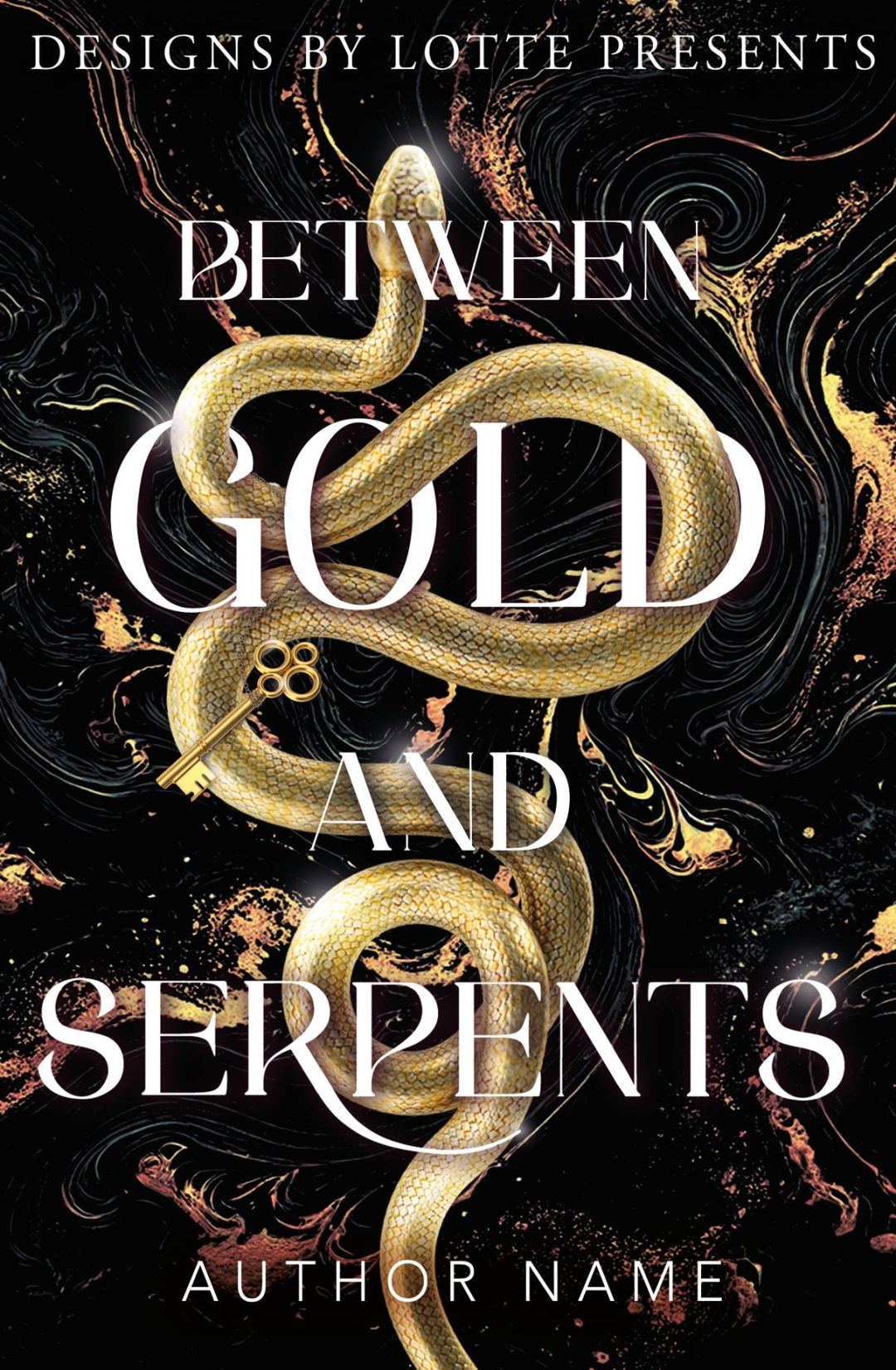 Between Gold and Serpents - Front